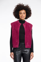 Load image into Gallery viewer, Rino &amp; Pelle Elona fluffy knit gilet Sugar Plum
