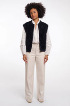 Load image into Gallery viewer, Rino &amp; Pelle Elona knit short waistcoat Dark Navy
