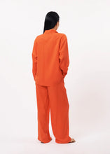 Load image into Gallery viewer, FRNCH Vivienne oversized lyocell shirt Tomato
