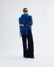 Load image into Gallery viewer, Compañia Fantastica Striped sweater Blues
