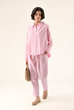 Load image into Gallery viewer, Orfeo Lola ticking stripe trouser Rose - CW CW 
