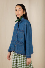 Load image into Gallery viewer, Bonté Florence ric rac detail denim jacket Mid Indigo - CW CW 
