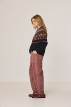 Load image into Gallery viewer, Indi &amp; cold Aztec cosy knit sweater Marino Multi
