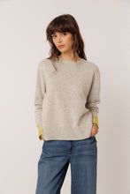 Load image into Gallery viewer, Indi &amp; Cold Colour block jumper Grey Apple
