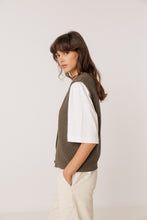 Load image into Gallery viewer, Indi &amp; Cold Ribbed button knit tank
