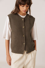 Load image into Gallery viewer, Indi &amp; Cold Ribbed button knit tank
