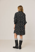 Load image into Gallery viewer, Indi &amp; Cold Floral print shirt dress Marino
