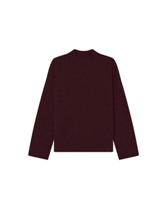 Grace & Mila Salty oversized sweater Bordeaux