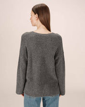 Load image into Gallery viewer, Grace &amp; Mila Saints slogan knit Anthracite
