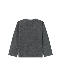 Grace & Mila Saints slogan knit Anthracite