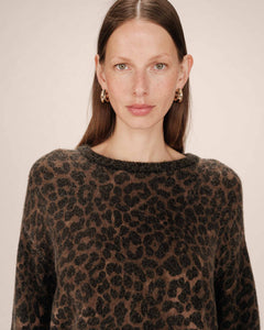 Grace & Mila Santigold printed sweater Leopard