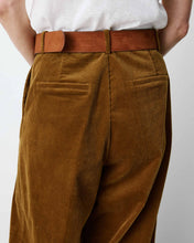 Load image into Gallery viewer, Grace &amp; Mila Abriel wide leg corduroy trouser Coffee
