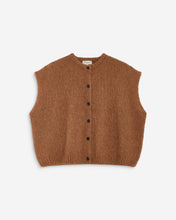 Load image into Gallery viewer, Grace &amp; Mila Addison oversized knit waistcoat Camel
