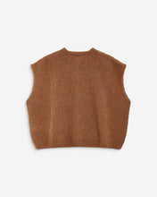 Load image into Gallery viewer, Grace &amp; Mila Addison oversized knit waistcoat Camel
