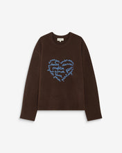 Load image into Gallery viewer, Grace &amp; Mila Aubin embroidered jumper Chocolate
