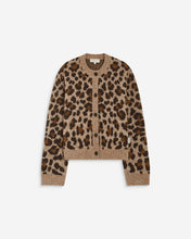 Load image into Gallery viewer, Grace &amp; Mila Agnes jacquard knit cardigan Leo
