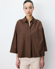 Load image into Gallery viewer, Grace &amp; Mila Ambre cotton shirt Chocolate

