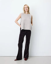 Load image into Gallery viewer, Grace &amp; Mila Argan side tie knit tank Greige - CW CW 
