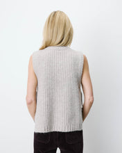 Load image into Gallery viewer, Grace &amp; Mila Argan side tie knit tank Greige - CW CW 
