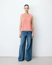Load image into Gallery viewer, Grace &amp; Mila Argan side tie knit tank Winter Peach
