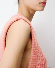 Load image into Gallery viewer, Grace &amp; Mila Argan side tie knit tank Winter Peach
