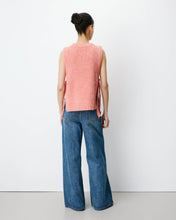 Load image into Gallery viewer, Grace &amp; Mila Argan side tie knit tank Winter Peach
