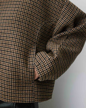 Load image into Gallery viewer, Grace &amp; Mila Arthur hondstooth tweed jacket Coffee
