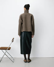 Load image into Gallery viewer, Grace &amp; Mila Arthur hondstooth tweed jacket Coffee
