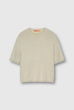 Load image into Gallery viewer, Rino &amp; Pelle Fadima lurex edging s/s knit Birch
