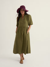 Load image into Gallery viewer, Seasalt Fen Violet linen dress Creek - CW CW 

