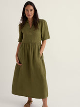 Load image into Gallery viewer, Seasalt Fen Violet linen dress Creek - CW CW 
