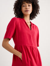 Load image into Gallery viewer, Seasalt Fen Violet linen dress Scarlet
