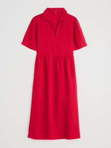 Seasalt Fen Violet linen dress Scarlet