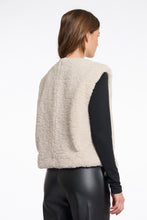 Load image into Gallery viewer, Rino &amp; Pelle Frencie cropped teddy waistcoat Birch
