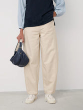 Load image into Gallery viewer, Seasalt Gwenver cotton barrel jeans Limestone
