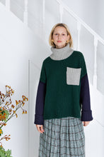 Load image into Gallery viewer, Bonté Harvey colour block jumper Fir
