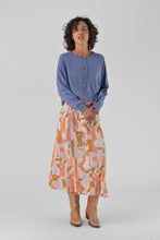 Load image into Gallery viewer, Orfeo Maelie speckled boxy knit cardigan Denim - CW CW 
