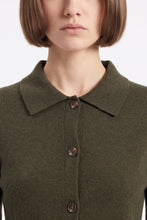 Load image into Gallery viewer, Artlove Ginger collared cardigan Khaki
