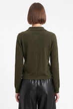 Load image into Gallery viewer, Artlove Ginger collared cardigan Khaki
