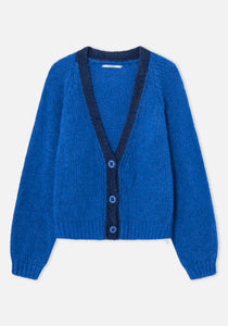 Dr.Bloom Cocoon cosy cardigan Azul