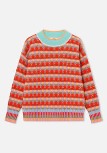 Dr Bloom Blossom pattern knit Rojo