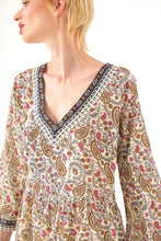 Load image into Gallery viewer, Chico Soleil Monica cotton maxi dress Rose Mandala - CW CW 
