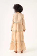 Load image into Gallery viewer, Chico Soleil Seleena-3 bohemian maxi dress Light Coffee - CW CW 

