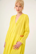 Load image into Gallery viewer, Chico Soleil Zazie pintuck detail cotton dress Bright Yellow - CW CW 
