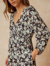 Load image into Gallery viewer, Indi &amp; Cold Romantic floral empire dress Black
