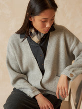 Load image into Gallery viewer, Indi &amp; Cold Cross front knit jacket Grey
