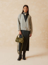 Load image into Gallery viewer, Indi &amp; Cold Cross front knit jacket Grey
