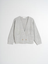 Load image into Gallery viewer, Indi &amp; Cold Cross front knit jacket Grey
