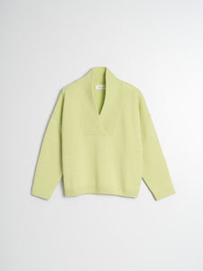 Indi & Cold Shawl collar knit Sorbet