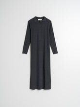 Load image into Gallery viewer, Indi &amp; Cold Rice stitch long knit dress Charcoal
